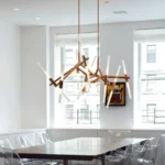 ЛЮСТРА LED AGNES GOLD 10P L115/H84