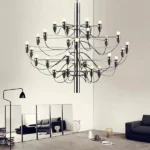 ЛЮСТРА CHANDILIER SILVER D80/H60