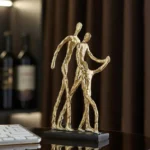 СТАТУЭТКА ABSTRACT WALKING GOLD 20CM