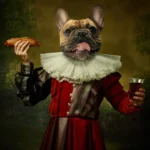 КАРТИНА НА СТЕКЛЕ BULLDOG 120X120СМ